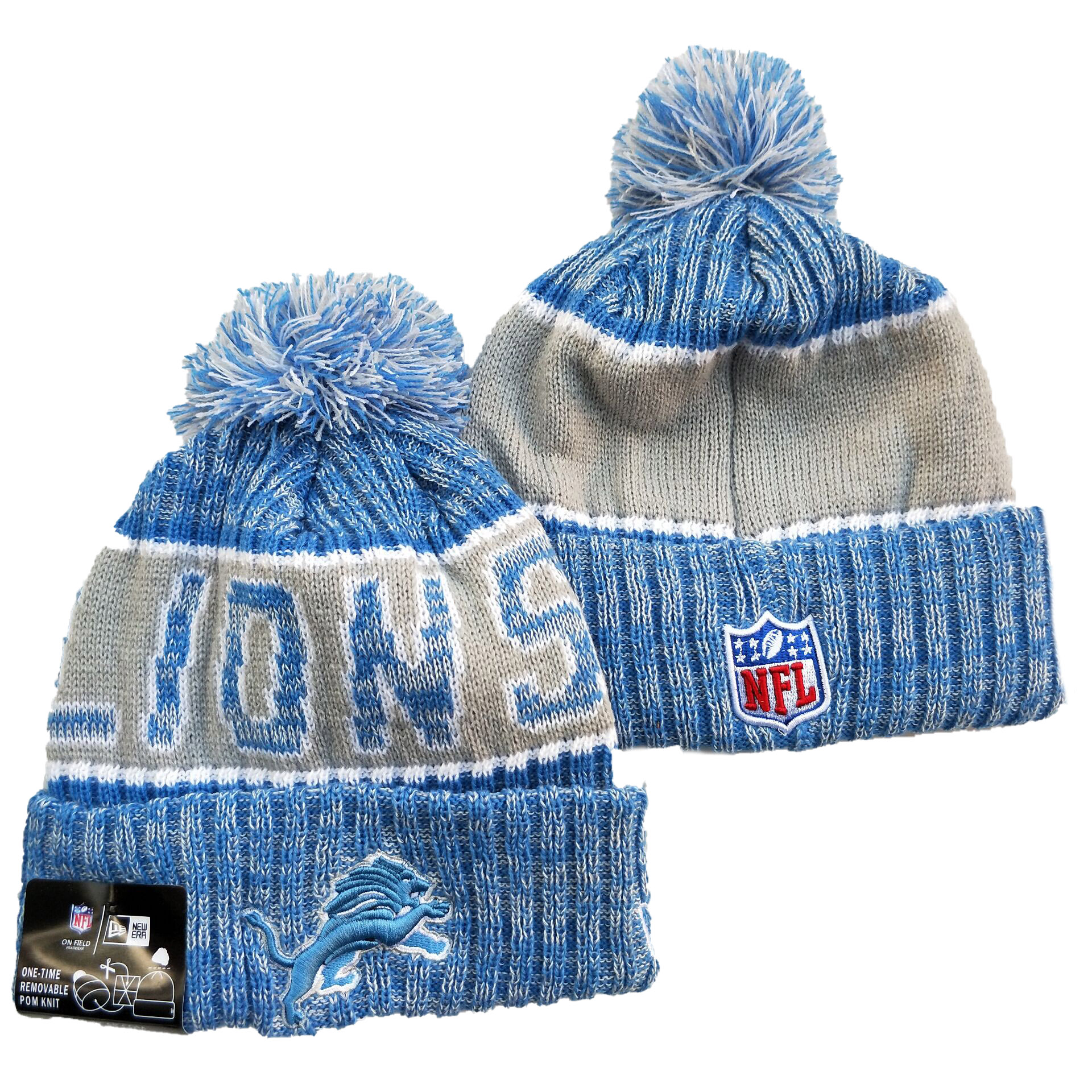 Detroit Lions Knit Hats 030